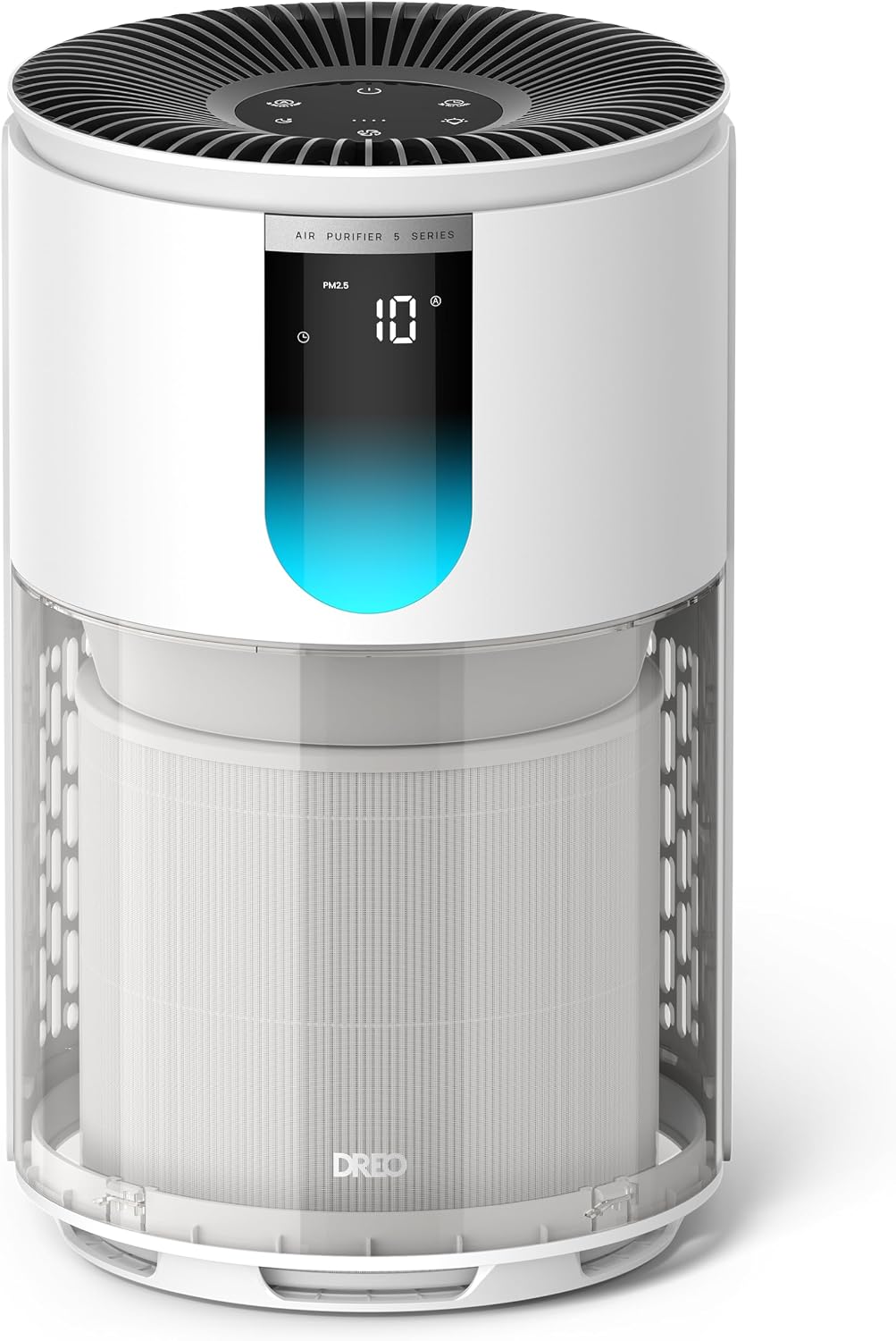 DREO Air Purifier for Home, Up to 1176 ft², HEPA Sleep Mode, Air Purifiers for Large Room & Bedroom, Pets, Smoke, Dust