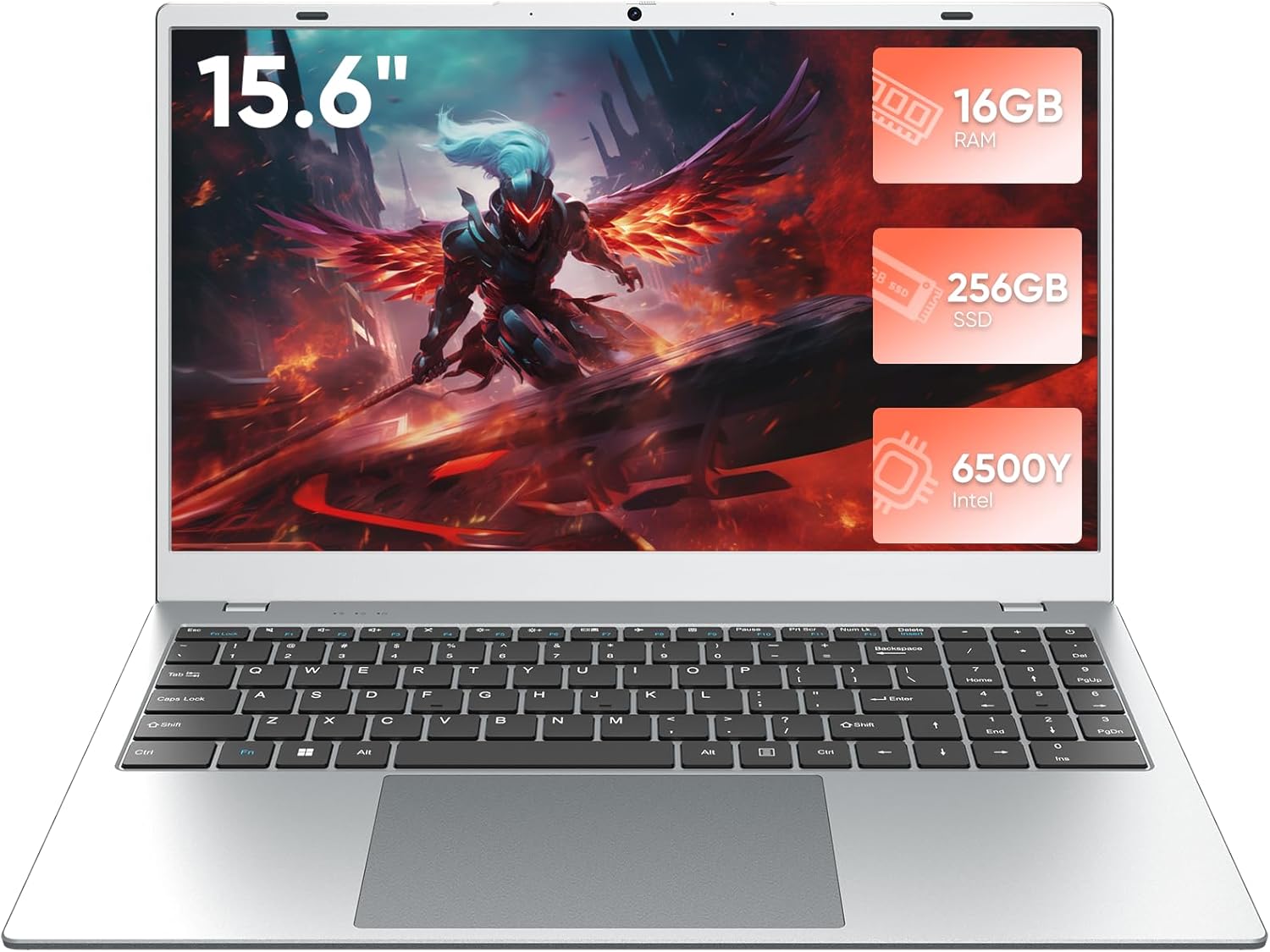 2026 New Laptop, 16GB RAM 256GB SSD 15.6" Laptop Computer, 6500Y Processor (up to 3.4GHz, Beats 5205U, 4425Y)