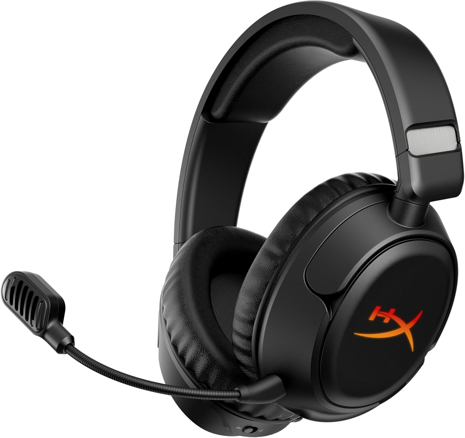 HyperX Cloud Flight 2 – Wireless Gaming Headset, Customizable RGB Lighting with Removable Earcup Plates