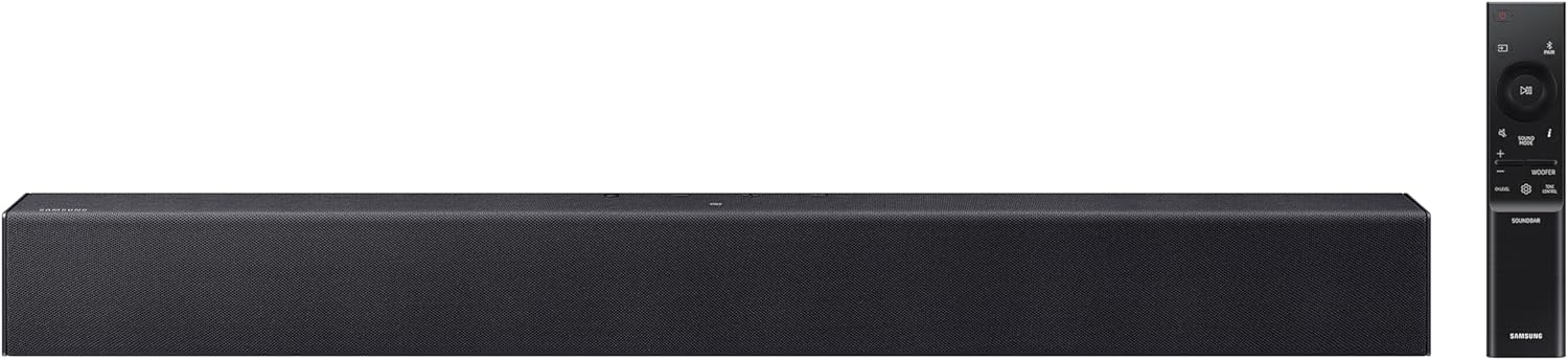 Samsung B-Series Soundbar HW B400F 2.0 ch Soundbar with Built in Subwoofer (2025 Model)
