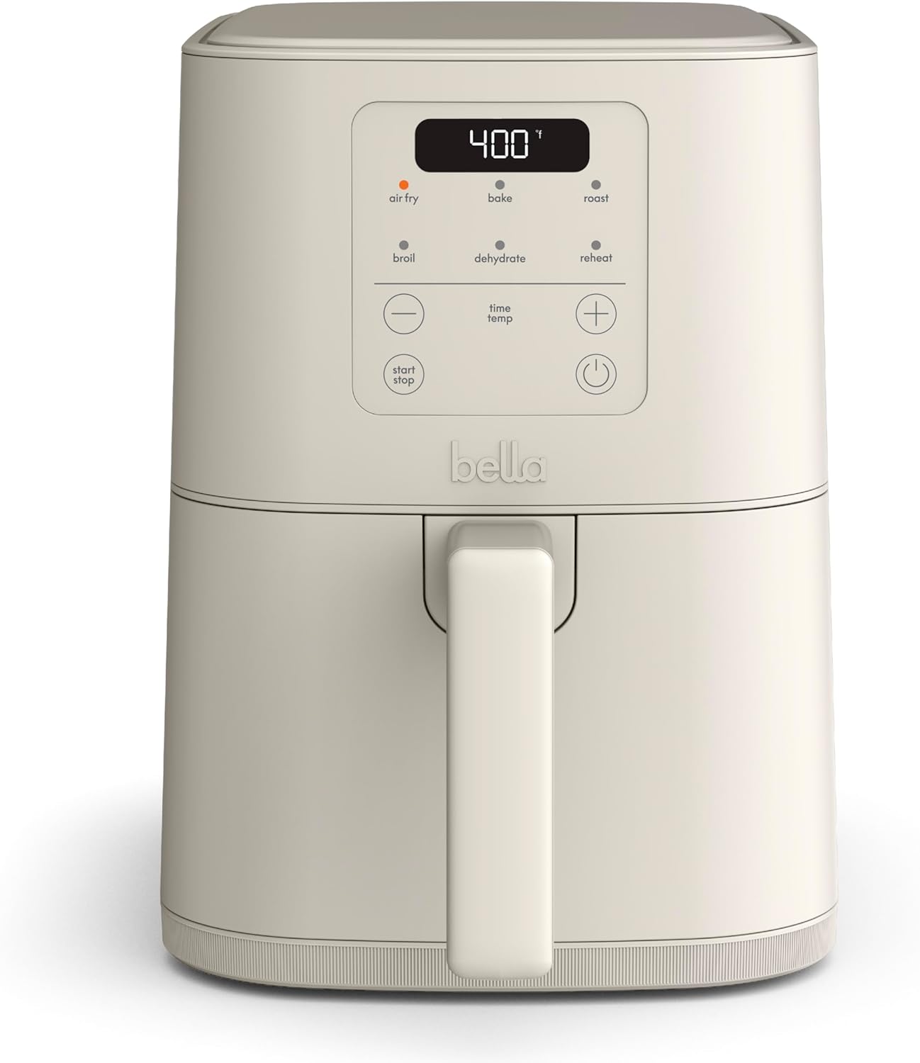 bella Fits-anywhere™ Slim 4qt Air Fryer, Non-Toxic Coating, Oatmilk